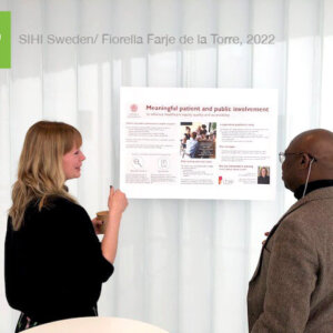 SIHI Sweden launch poster, 2022, credit Fiorella Farje de la Torre